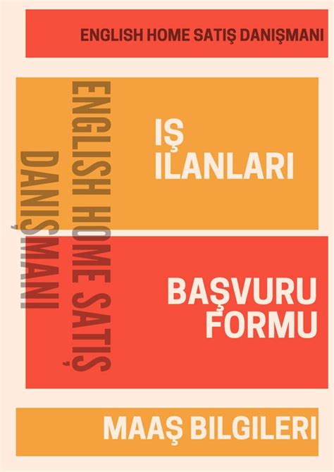 English Home İş İlanları ve Personel Alımı 2024