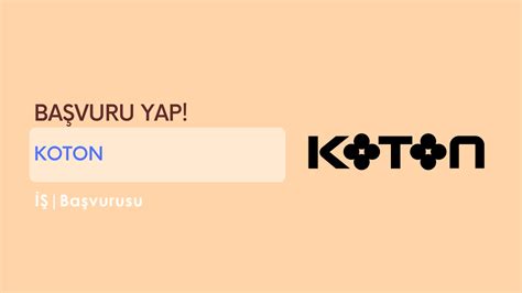 Koton İş İlanları ve Personel Alımı