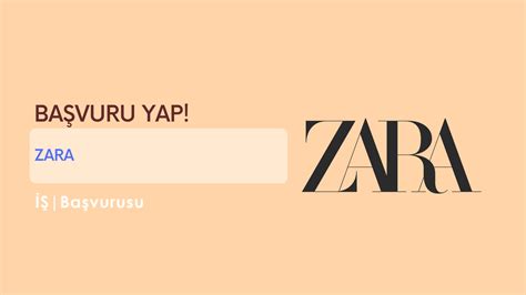 Zara İş İlanları ve Personel Alımı 2024